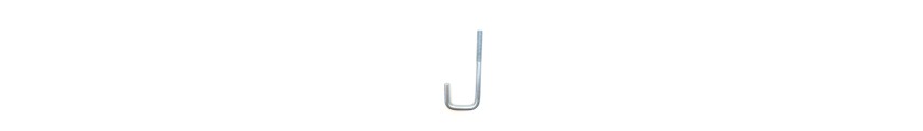 M8 Square Bend Hook Bolts